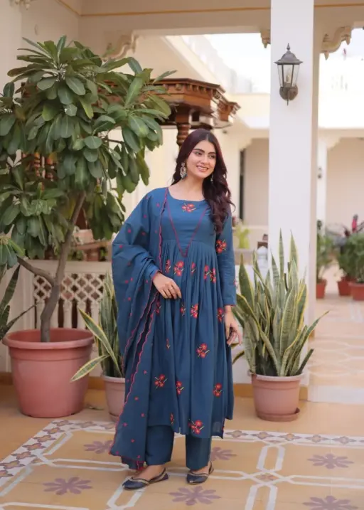 Summer Special Cotton Printed 3 piece Kurti Set