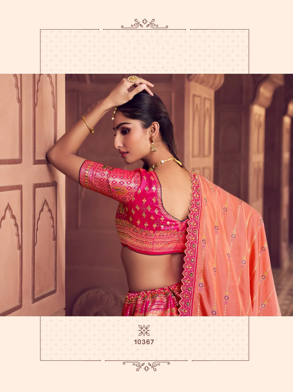 Banarasi Silk Bridal Lehenga for Wedding - Image 4