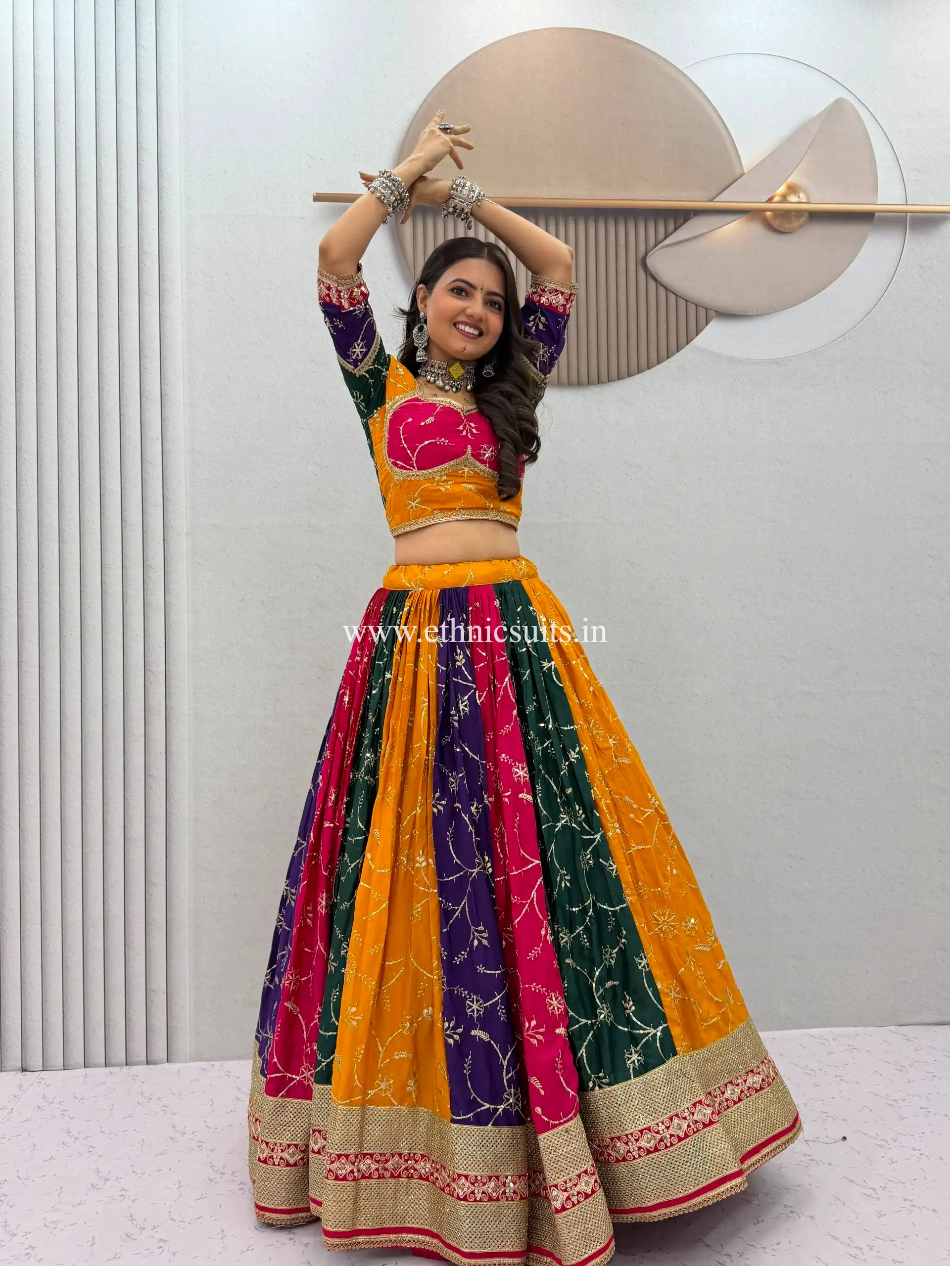 Trending Multi Color Chaniya Choli Readymade - Image 2