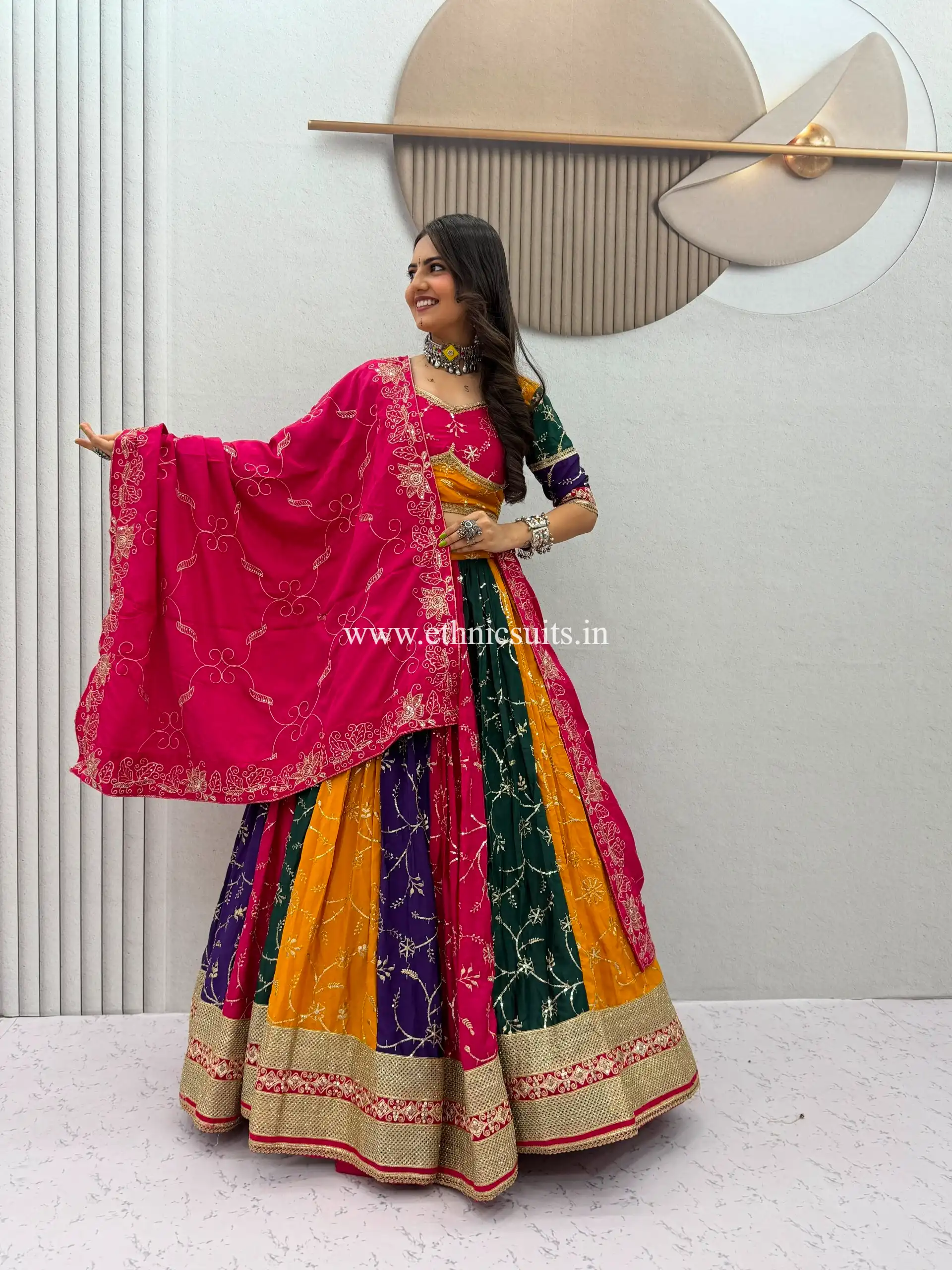 Trending Multi Color Chaniya Choli Readymade - Image 4