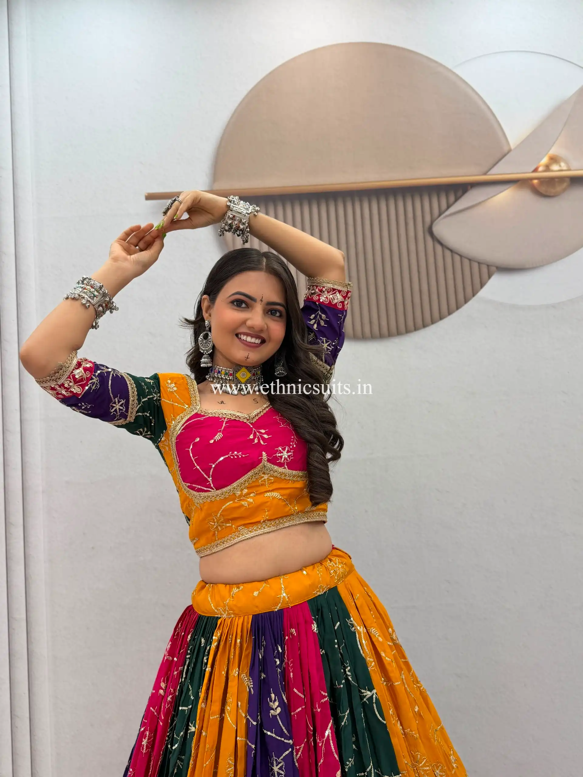 Trending Multi Color Chaniya Choli Readymade - Image 5