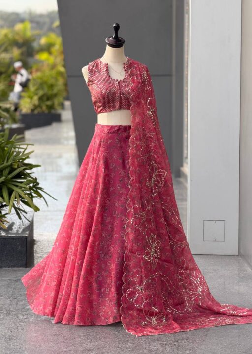 Festive Special Floral Readymade Lehenga