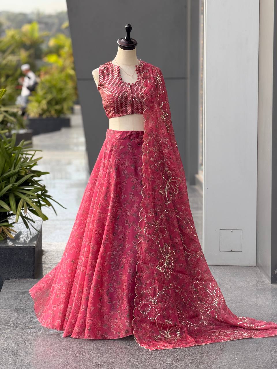 Festive Special Floral Readymade Lehenga
