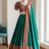Trending Green Patola Printed Lehenga Choli